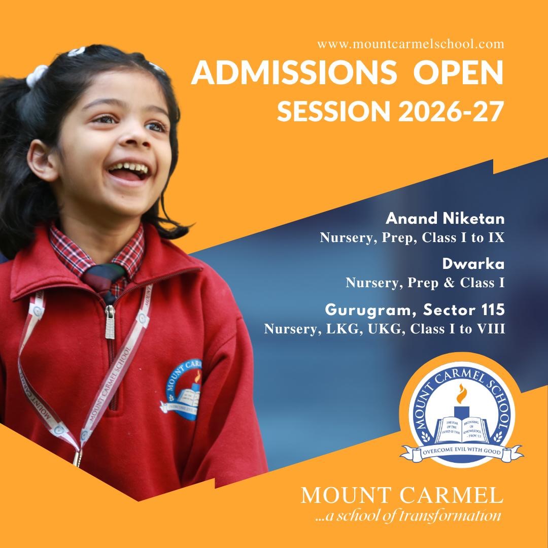 Admissions Open! Register Now!
#DelhiSchoolAdmissions #GurugramSchoolAdmissions #BestSchoolsDelhiNCR #NurseryAdmissions2026 #ParentsOfDelhiNCR
