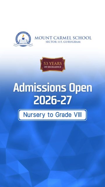 #MountCarmelSchool #AdmissionsOpen2026 #GurugramSchools #NurseryAdmissions #PrimaryEducation