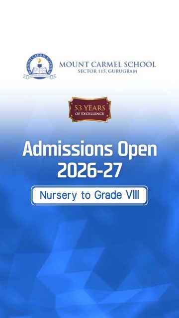 #MountCarmelSchool #AdmissionsOpen2026 #GurugramSchools #NurseryAdmissions #PrimaryEducation