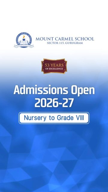 #MountCarmelSchool #AdmissionsOpen2026 #GurugramSchools #NurseryAdmissions #PrimaryEducation