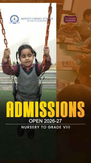 #MountCarmelSchool #AdmissionsOpen2026 #GurugramSchools #NurseryAdmissions #PrimaryEducation
