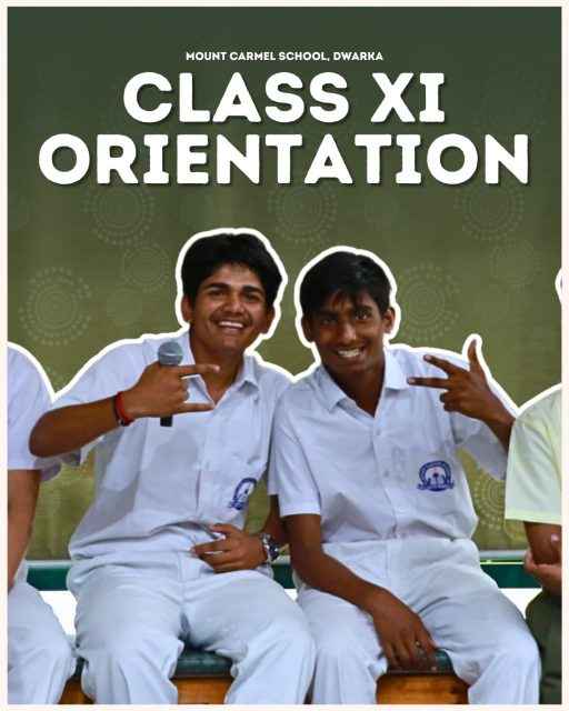 A new chapter begins at Mount Carmel School, Dwarka.
The Class XI Orientation welcomed students into senior school with insights on subjects, career pathways, personality discovery, and the values that guide learning at Mount Carmel — a meaningful start to an exciting journey ahead.
#MountCarmelSeniorSchool #FutureReadyStudents #LearningJourney #BeyondTheClassroom