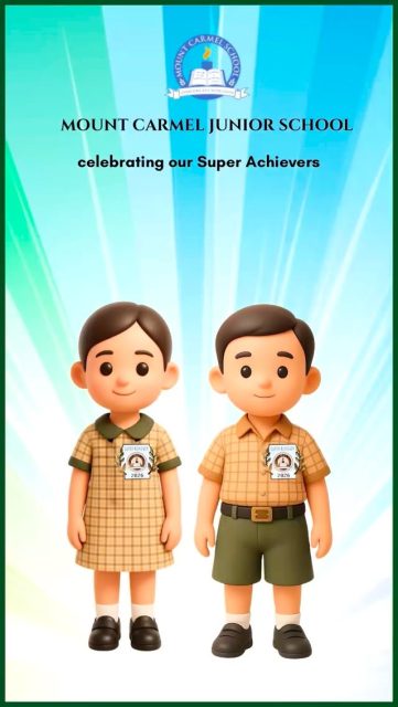 Mount Carmel Junior School, Dwarka celebrated our Super Achievers on 09th May 2026.
Celebrating their hard-work with excellence ✨🎓