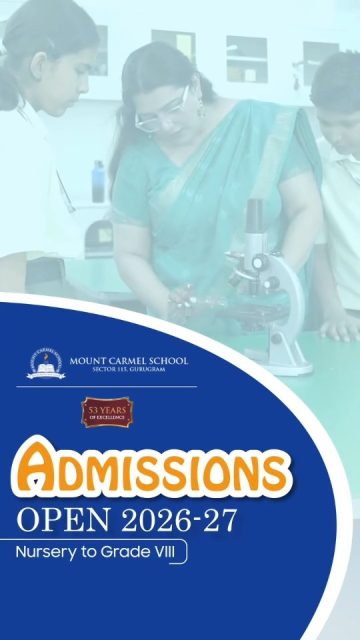 At Mount Carmel School, learning goes beyond textbooks. From hands-on science exploration to curiosity-driven classrooms, every experience is designed to help young minds observe, question, and discover with confidence. Admissions Open for 2026–27 from Nursery to Grade VIII.
#MountCarmelSchool #AdmissionsOpen #SchoolAdmissions #LearningBeyondBooks #FutureReadyLearners