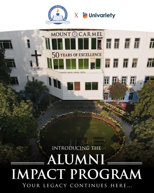 For generations, Mount Carmel School has been more than an institution. It has been a place where values are nurtured, aspirations take flight, and lifelong bonds are forged. The MCS legacy lives on through its alumni, who continue to make a meaningful impact across professions, industries, and communities around the world.
As we celebrate this remarkable community, we are delighted to introduce the Mount Carmel School Alumni Impact Program, in partnership with Univariety—an initiative designed to strengthen alumni connections, celebrate inspiring journeys, and create meaningful opportunities to reconnect, collaborate, mentor, and give back.
It’s time to reconnect with your alma mater and fellow alumni.
Register here: https://ags.univariety.com/user/MCSAnandNiketan/signup
MCS Anand Niketan Alumni, stay tuned! More details coming soon.
#MountCarmelSchoolAlumni #MCSLegacy #AlumniNetwork #AlumniImpactProgram #Univariety