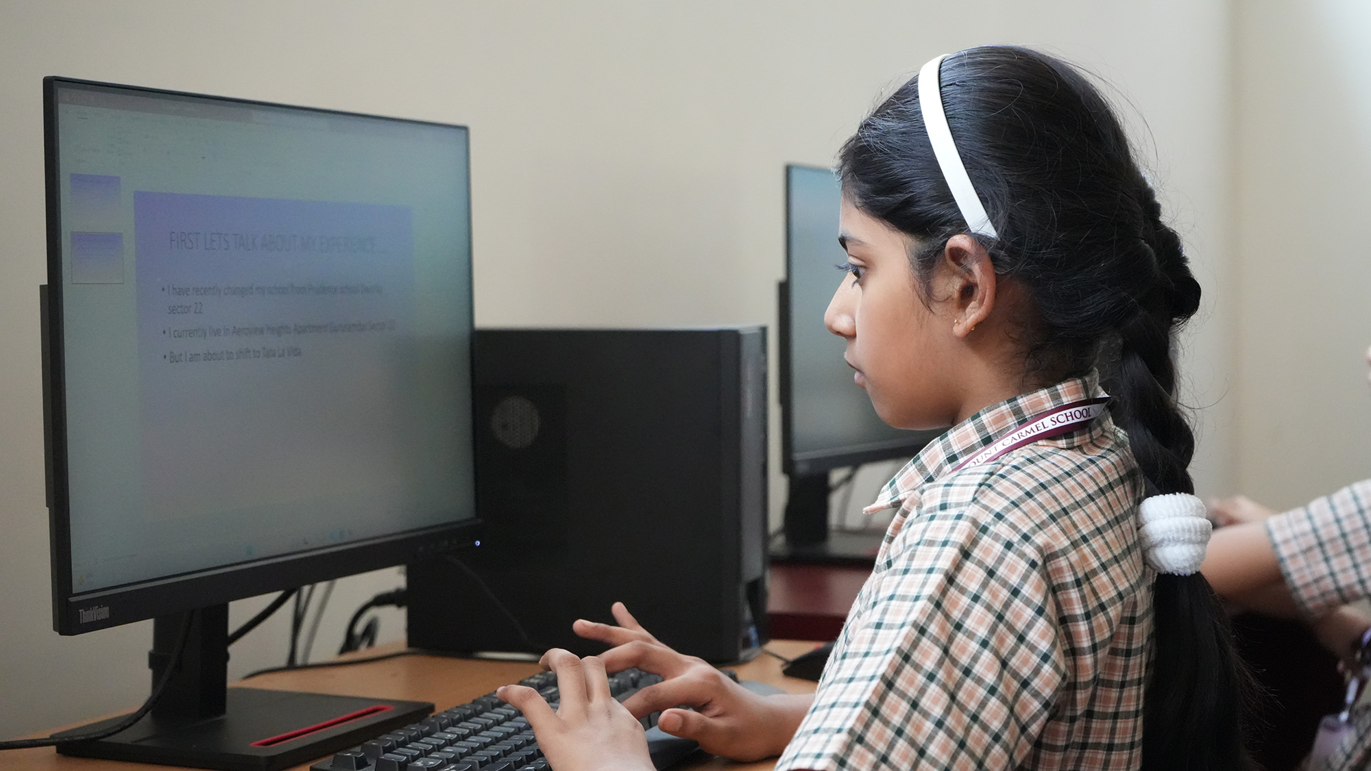 Computer Aided Learning Example Activities - Mount Carmel Delhi
